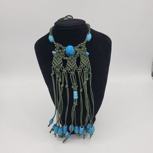 Bohemian Handmade Macrame Adjustable Necklace